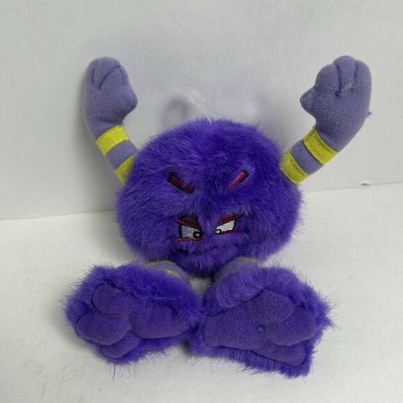 1998 Original Silly Slammers Purple Monster Plush Beanbag Needs Batteries - Picture 1 of 6